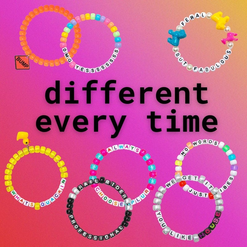 KANDI BAR 'EDM Life' Collection (13 Rave Bracelets) - Image 3